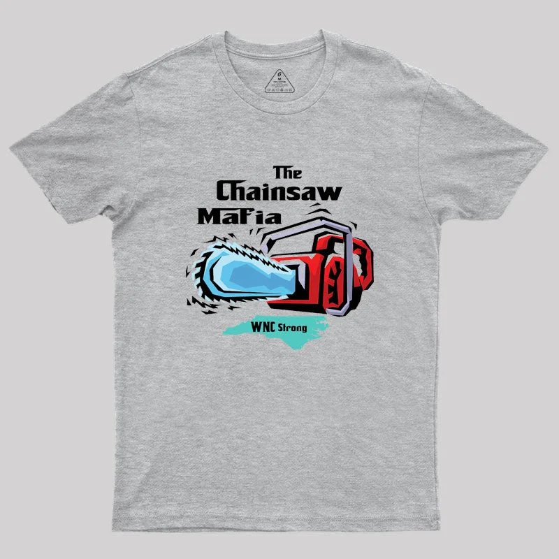 Chainsaw Mafia Geek T-Shirt