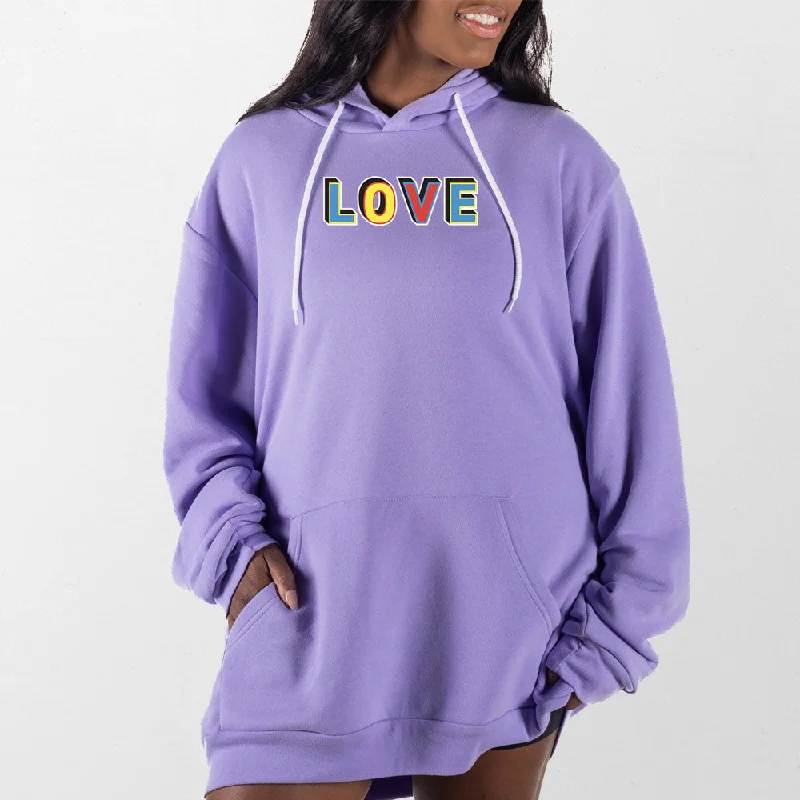 Multicolor Love Giant Hoodie