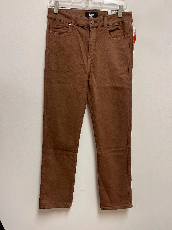 Jeans Designer By Paige In Brown, Size: 8