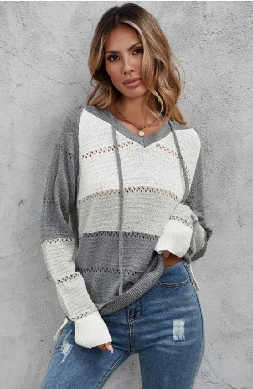 Grey Bonfire Hoodie - #6169-6173