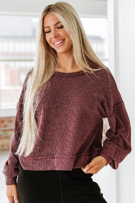 Lincon Ribbed Oversized Top