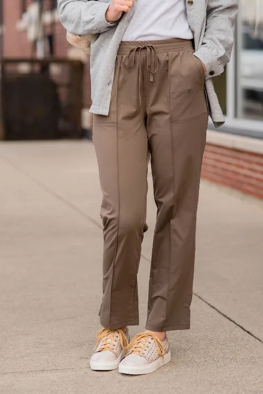 Mid Seam Drawstring Pants