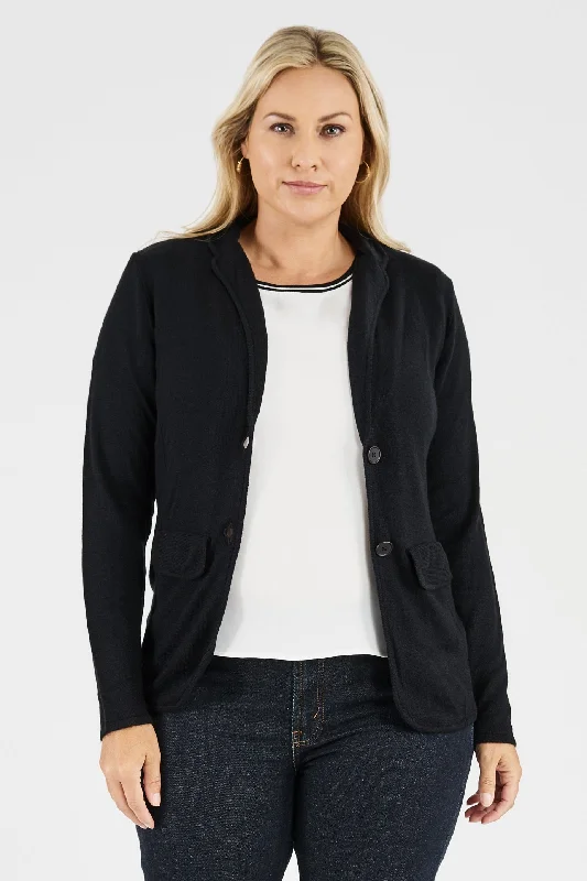 Ladies' Lola Sweater Blazer - Black