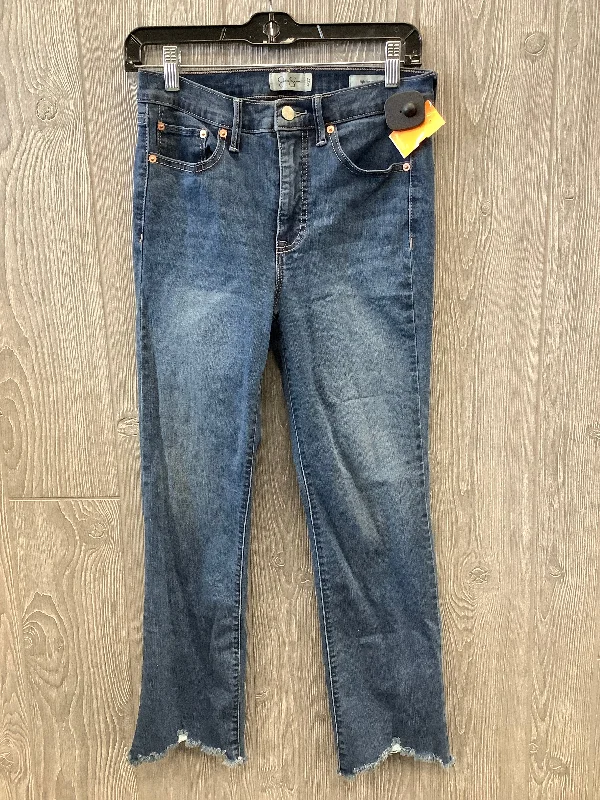 Jeans Cropped By Jessica Simpson In Blue Denim, Size: 4