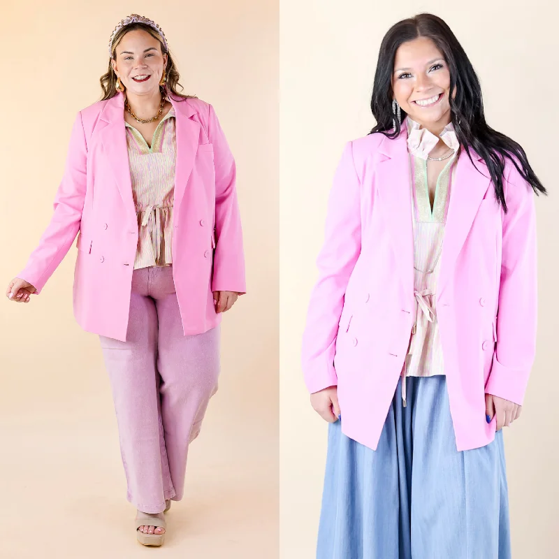 Emily McCarthy | Bristol Blazer in Bon Bon (Pink)