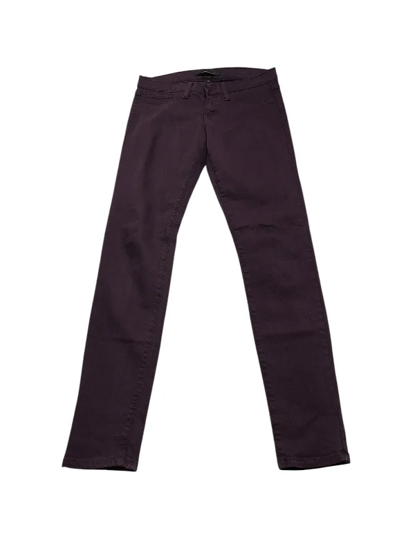 Jeans Skinny By Flying Monkey In Purple, Size: 2