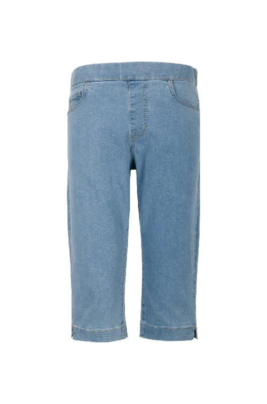 Twin Lakes Denim Below Knee Jeans | LIGHT INDIGO | 6505A1