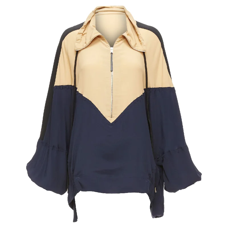 Marni Acetate Silk Colorblock Panelled Track Top