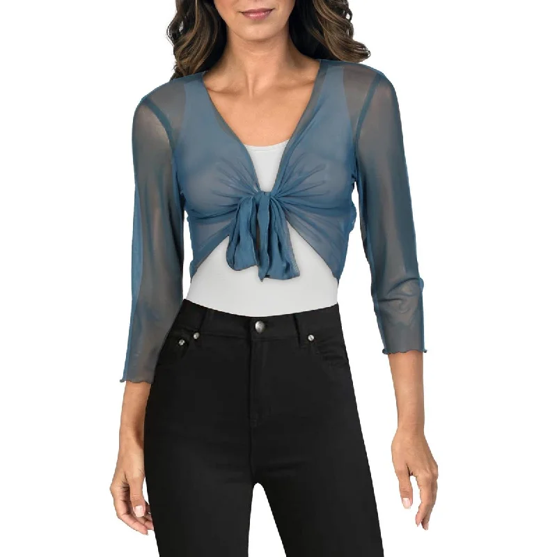 Connected Apparel Womens Cardigan Sheer Bolero