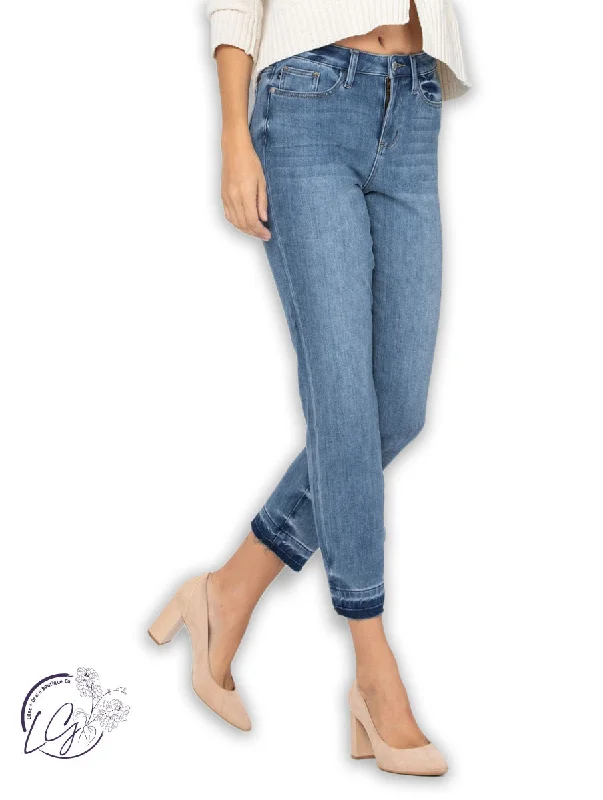 Danielle Undone Hem Boyfriend Jean By Judy Blue