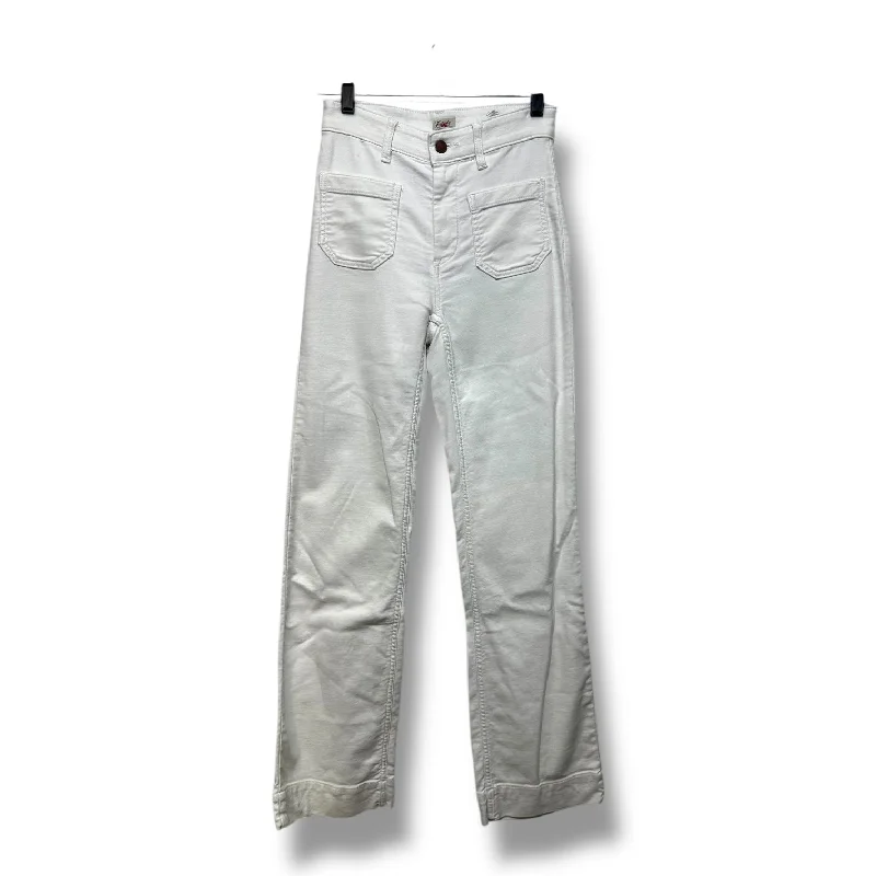 Jeans Boot Cut By Faherty In White, Size: 0