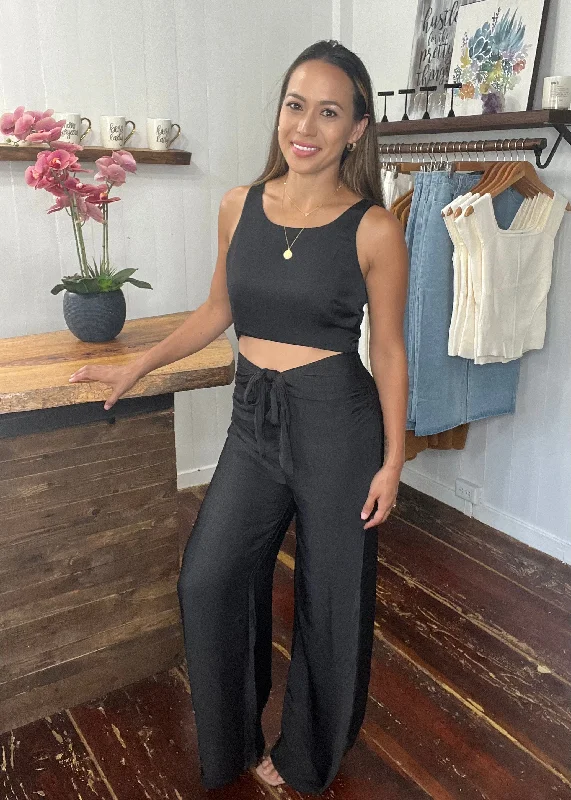 Waist Cutout Jumpsuit