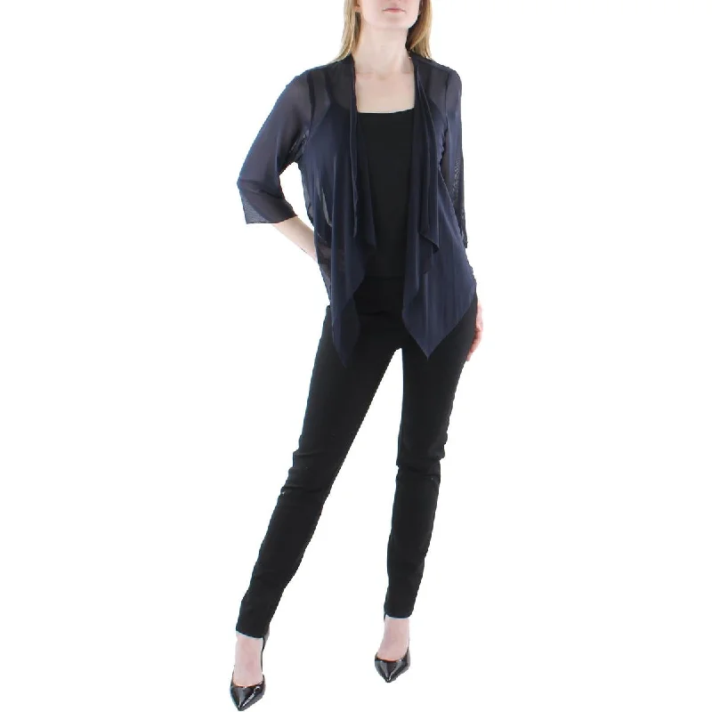 Connected Apparel Womens Plus Open Front Special Occasion Bolero