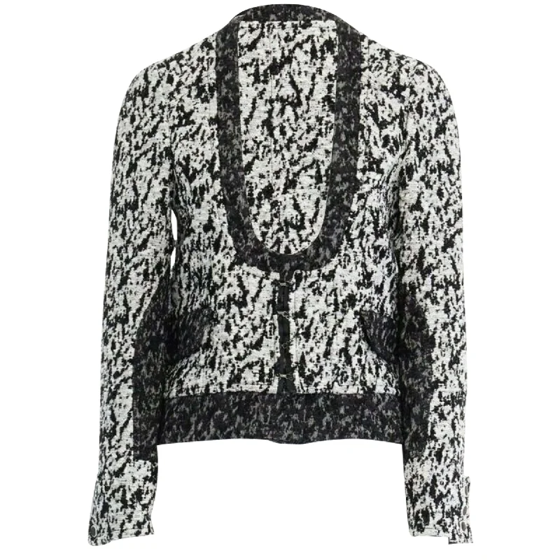 Proenza Schouler boucle hook eye cropped jacket