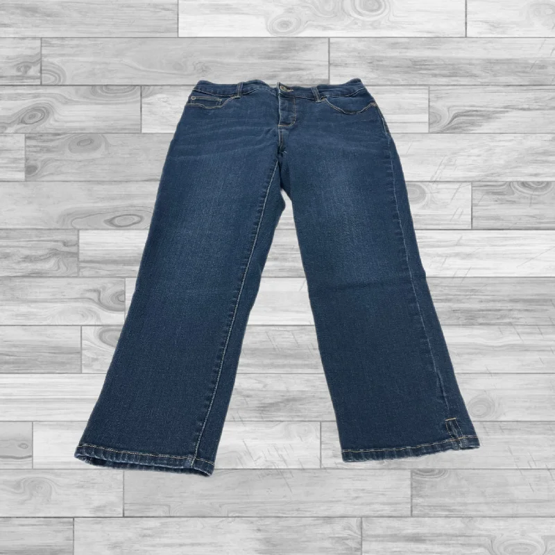 Jeans Skinny By Chicos In Blue Denim, Size: 0