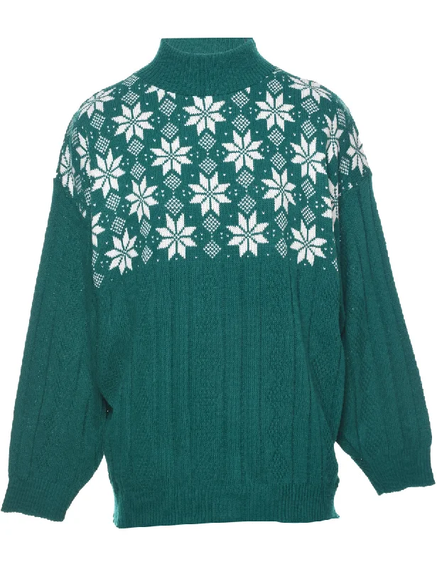 Nordic Green Jumper - M garde