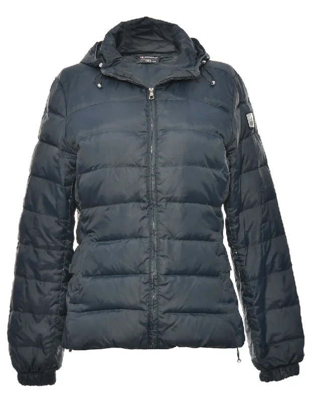 Navy Classic Champion Puffer Jacket - XL Stylish Women's Tropical 